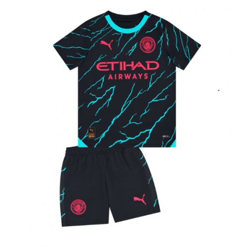 Dres Manchester City Rezervni za djecu 2023-24 Kratak Rukav (+ kratke hlače)